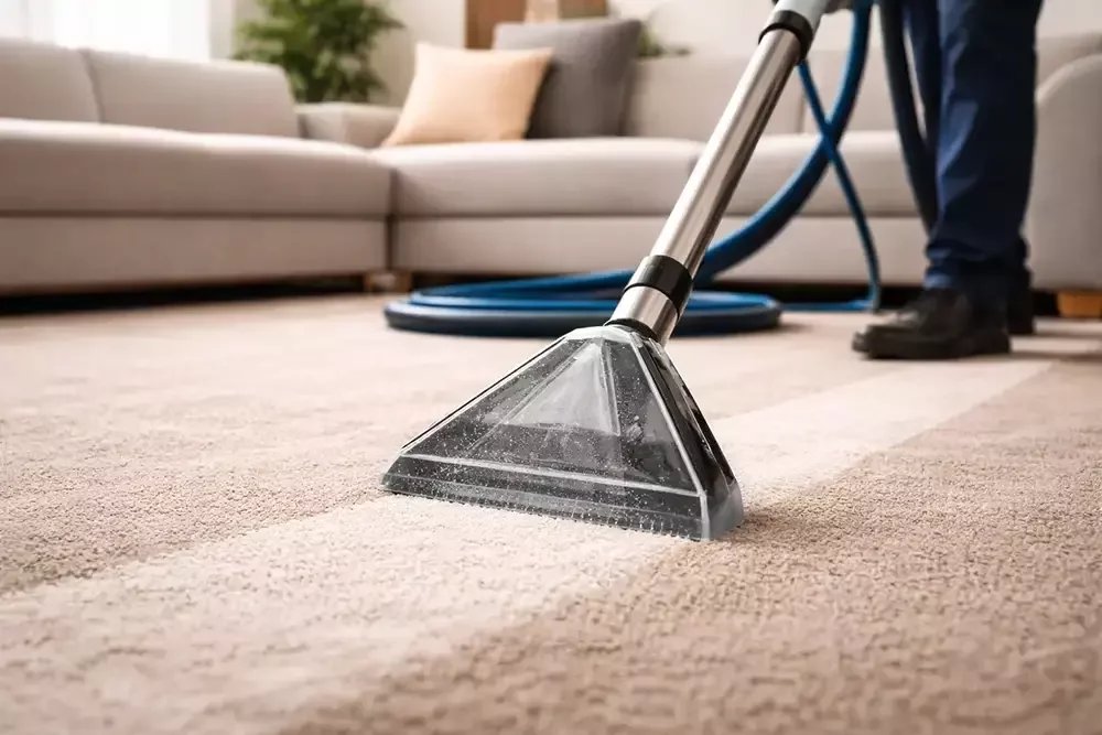 Professional carpet cleaning service